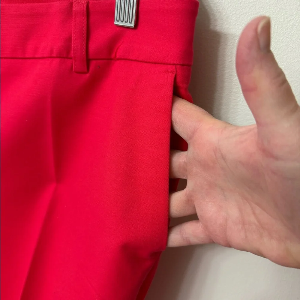 Dalia Red/Orange Straight Leg Pants - Picture 4 of 5